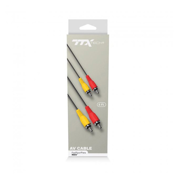 Cable AV Rca Male a Rca Male 2 Couleurs Pour Nintendo NES Par TTX Tech