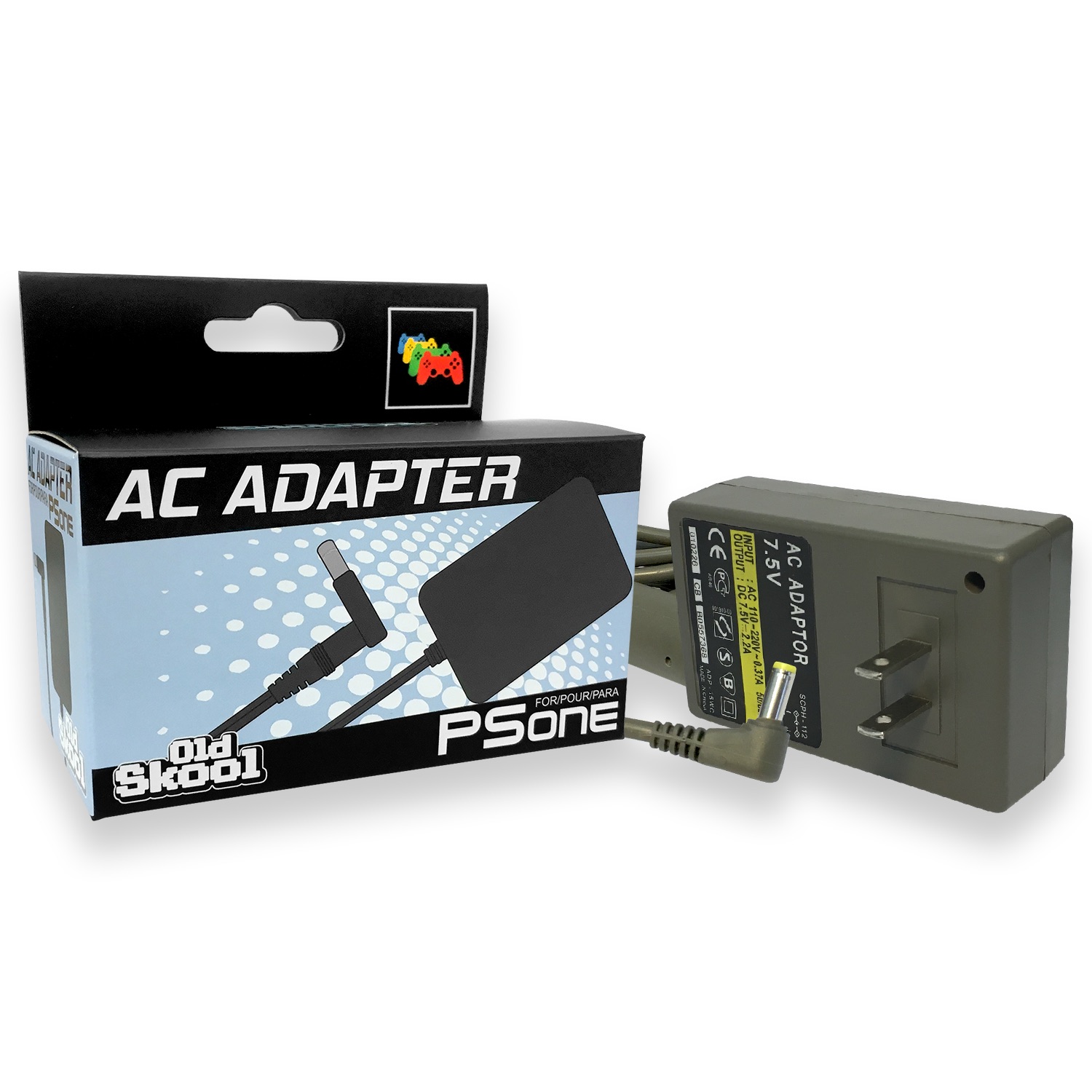 Adaptateur AC Pour PSOne (PS1 Slim) Par Old Skool