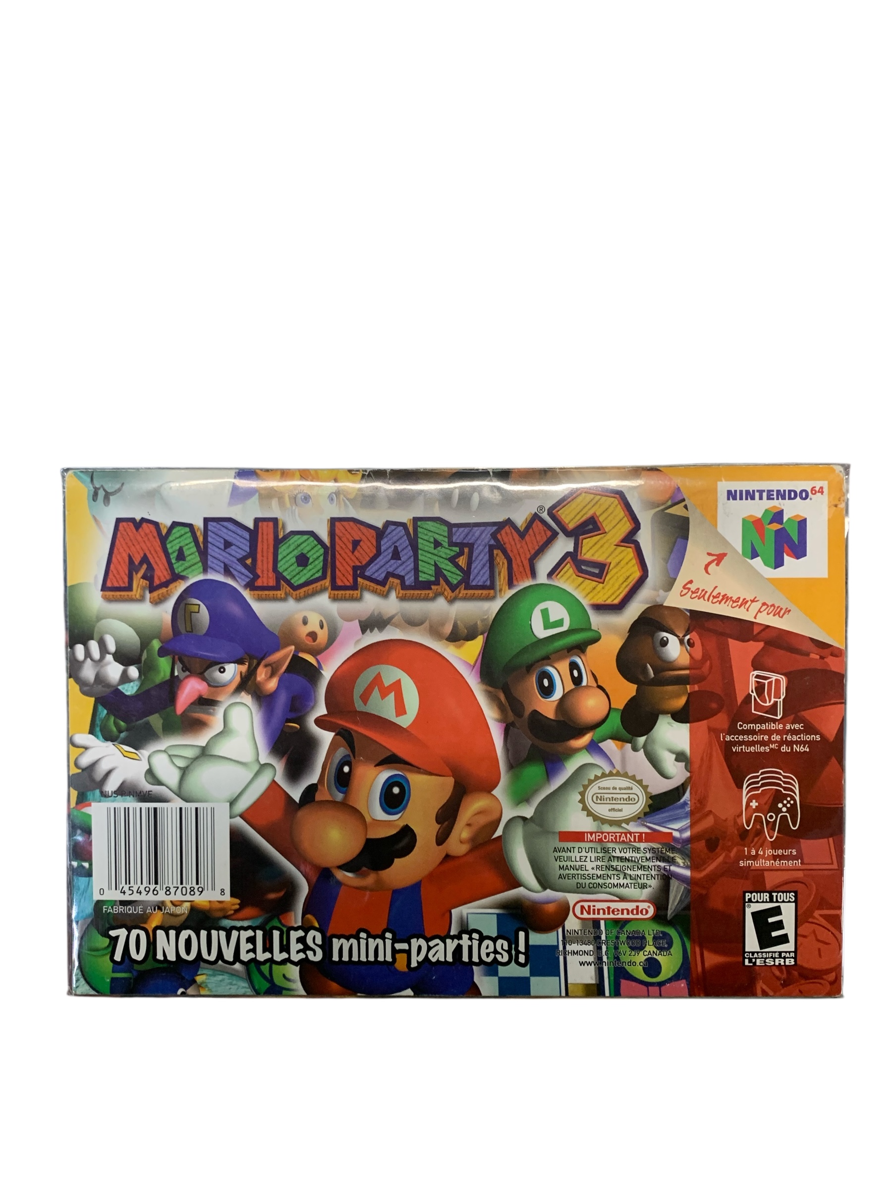 Livret NUS P NMVE Mario Party 3 N64