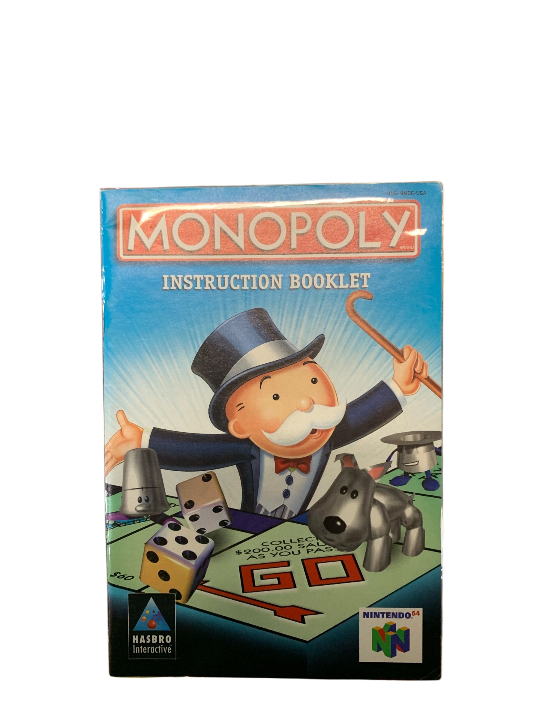 Livret NUS-NM0E-USA Monopoly N64
