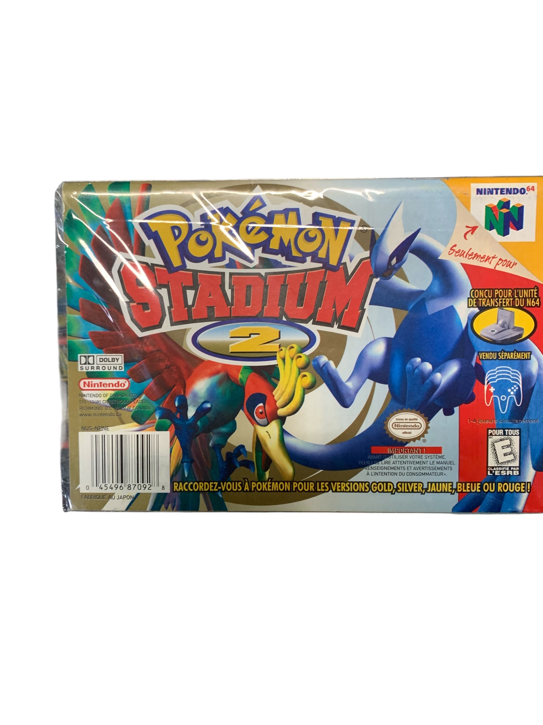 Livret NUS-NPNE Pokemon Stadium 2 N64