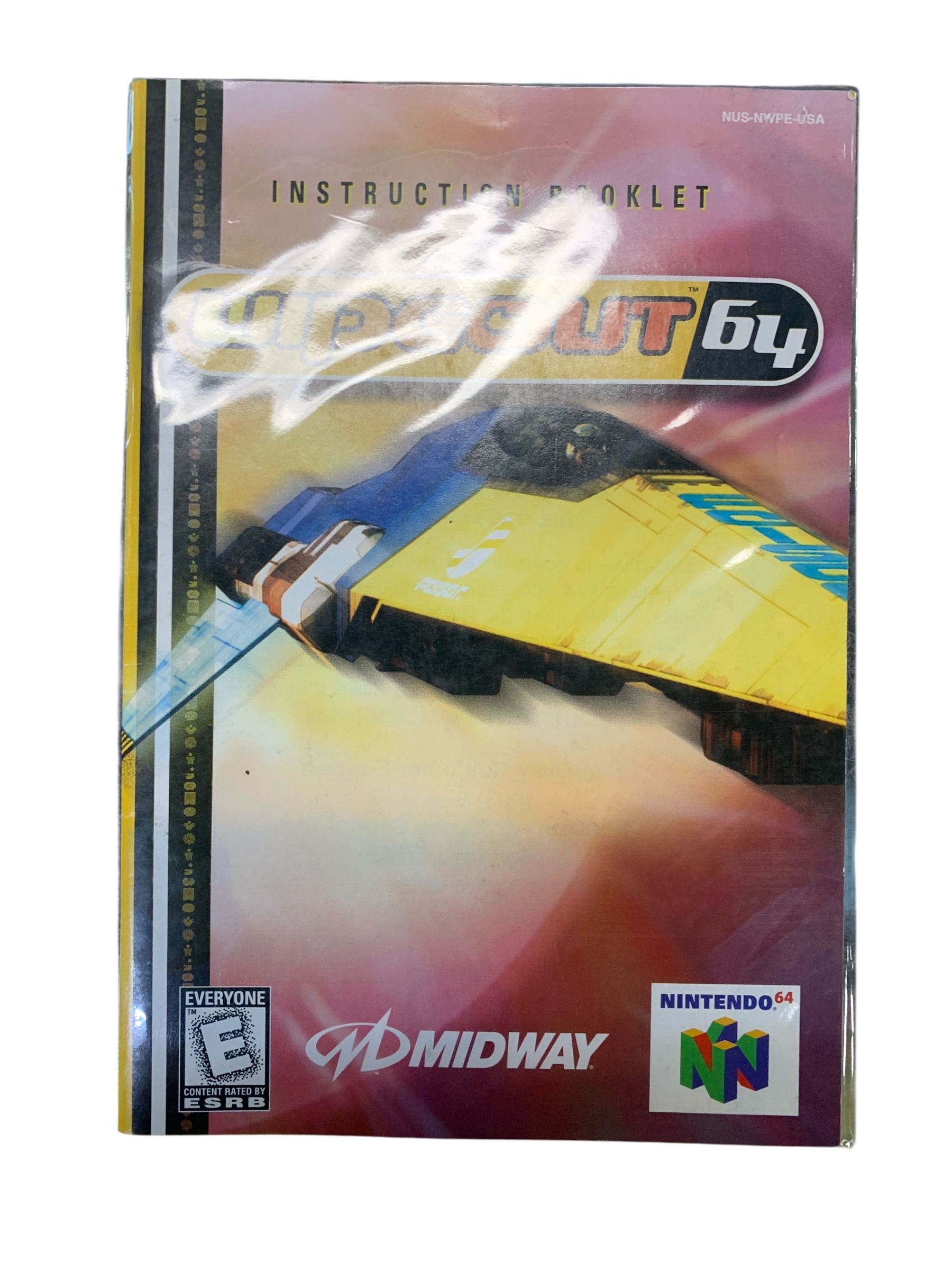 Livret NUS-NWPE-USA Wipeout 64 N64