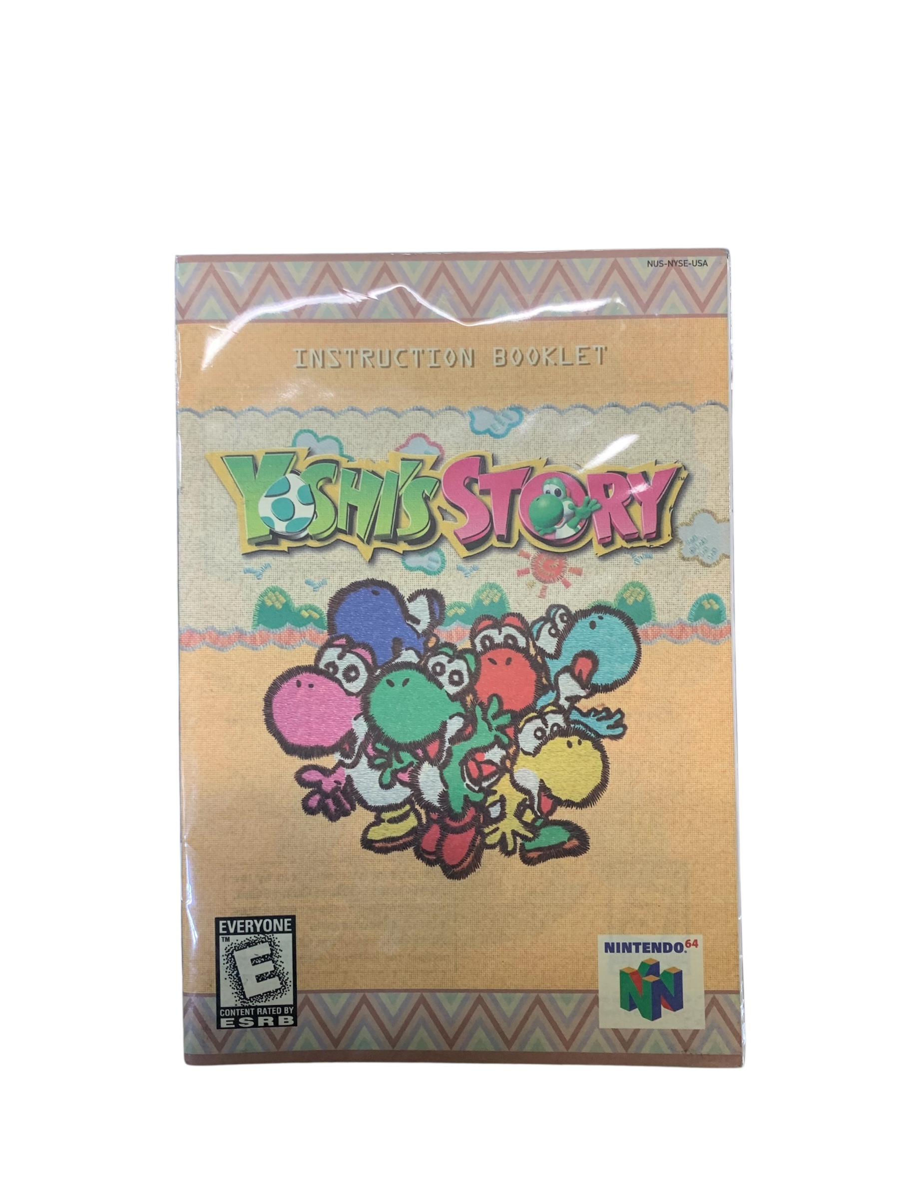 Livret NUS-NYSE-USA Yoshi's Story N64