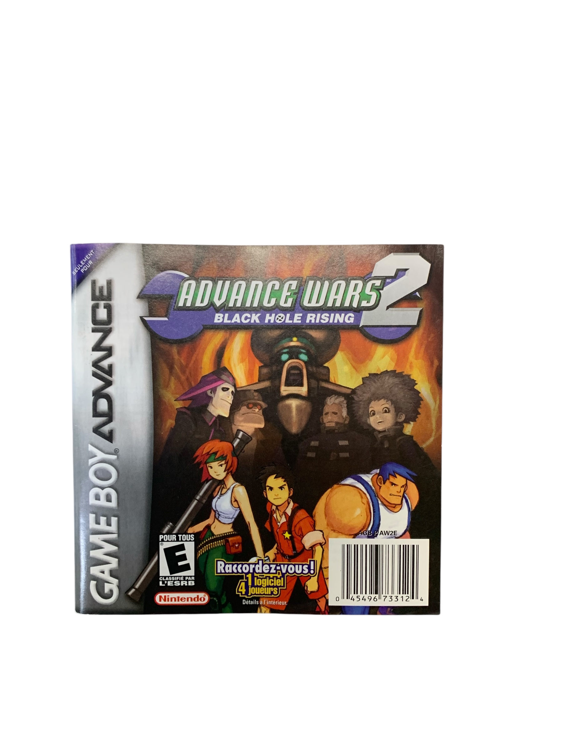 Livret AGB P AW2E Advance Wars 2 Black Hole Rising GBA