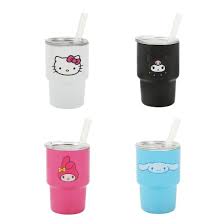 Ensemble de 4 Mini Verre Hello Kitty & Friends - 3oz