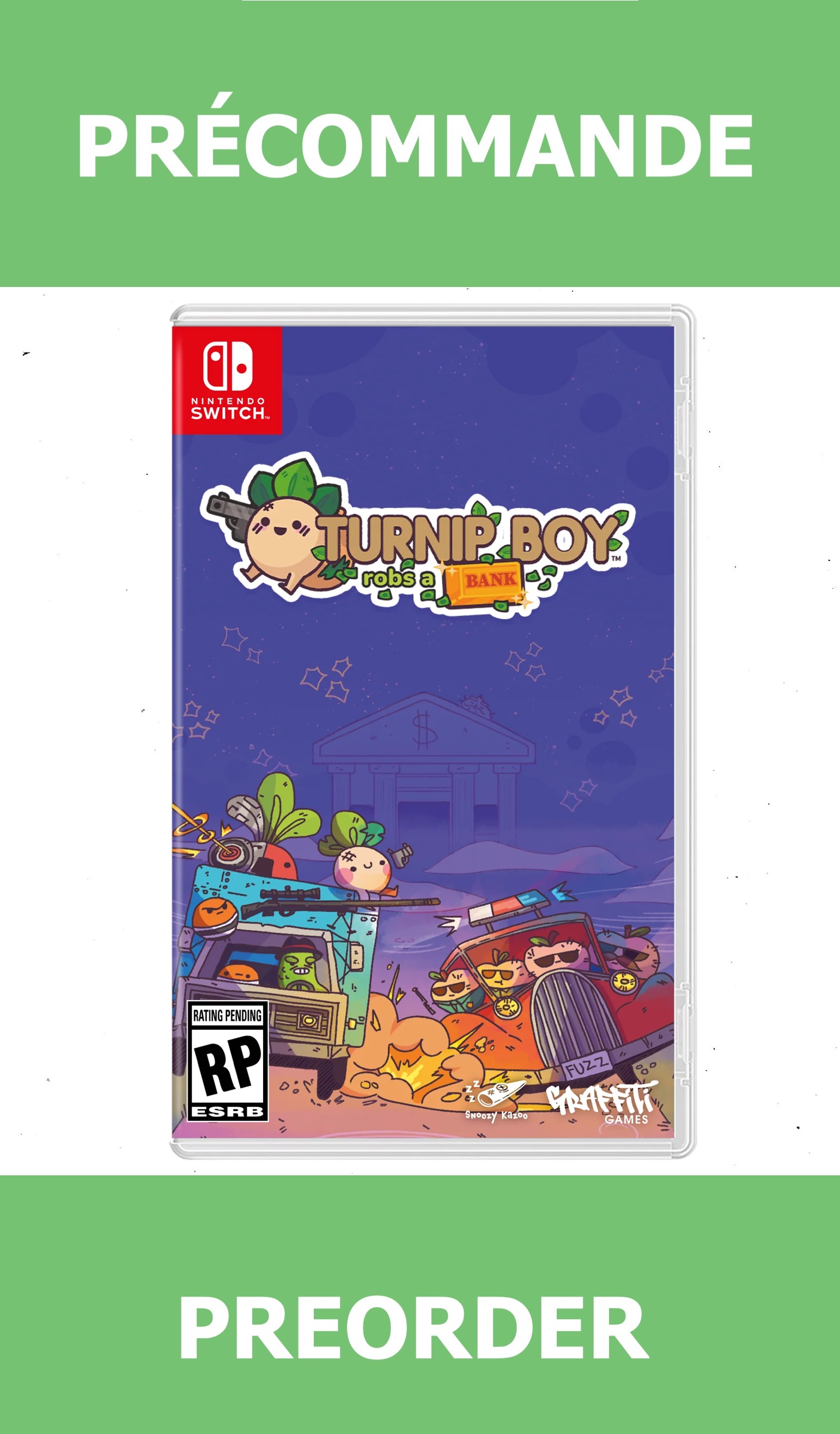 *Précommande* Turnip Boy Robs a Bank/Switch 19/09/2025 39.99$