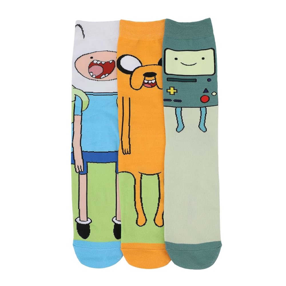 Ensemble De 3 Paires De Chaussettes Par Bioworld - Adventure Time