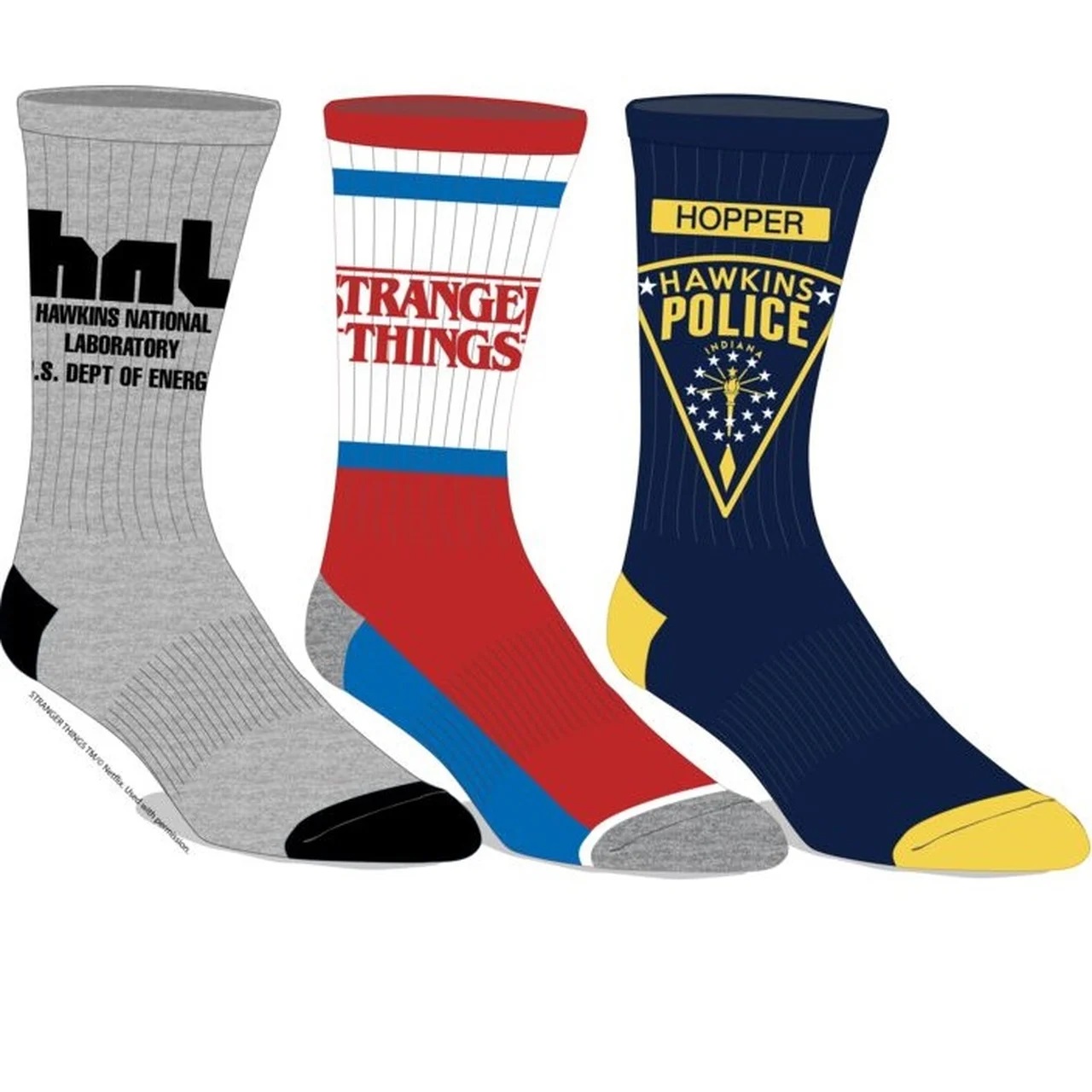 Ensemble De 3 Paires De Chaussettes Par Bioworld - Stranger Things