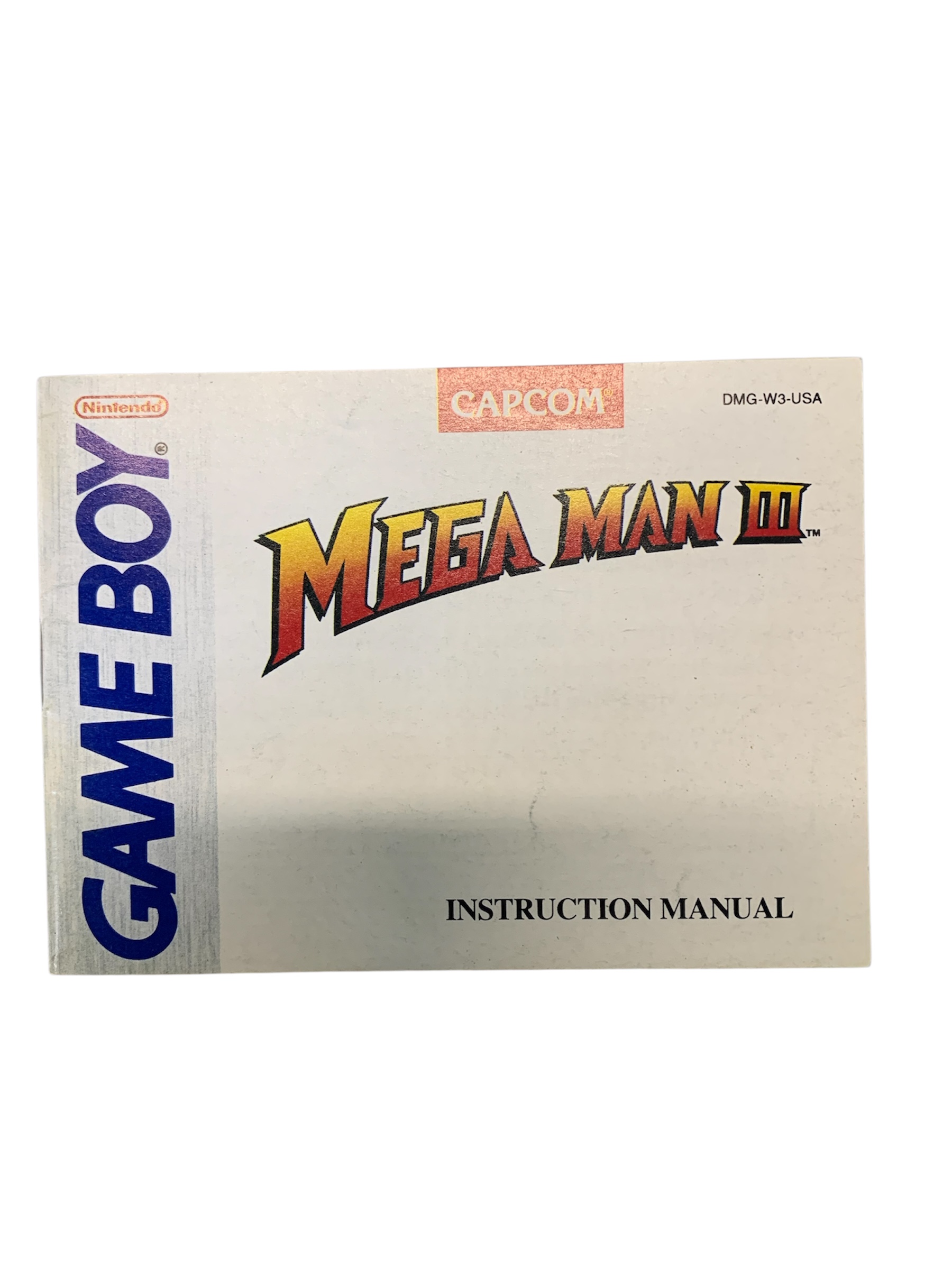 Livret DMG-W3-USA Mega Man III Game Boy