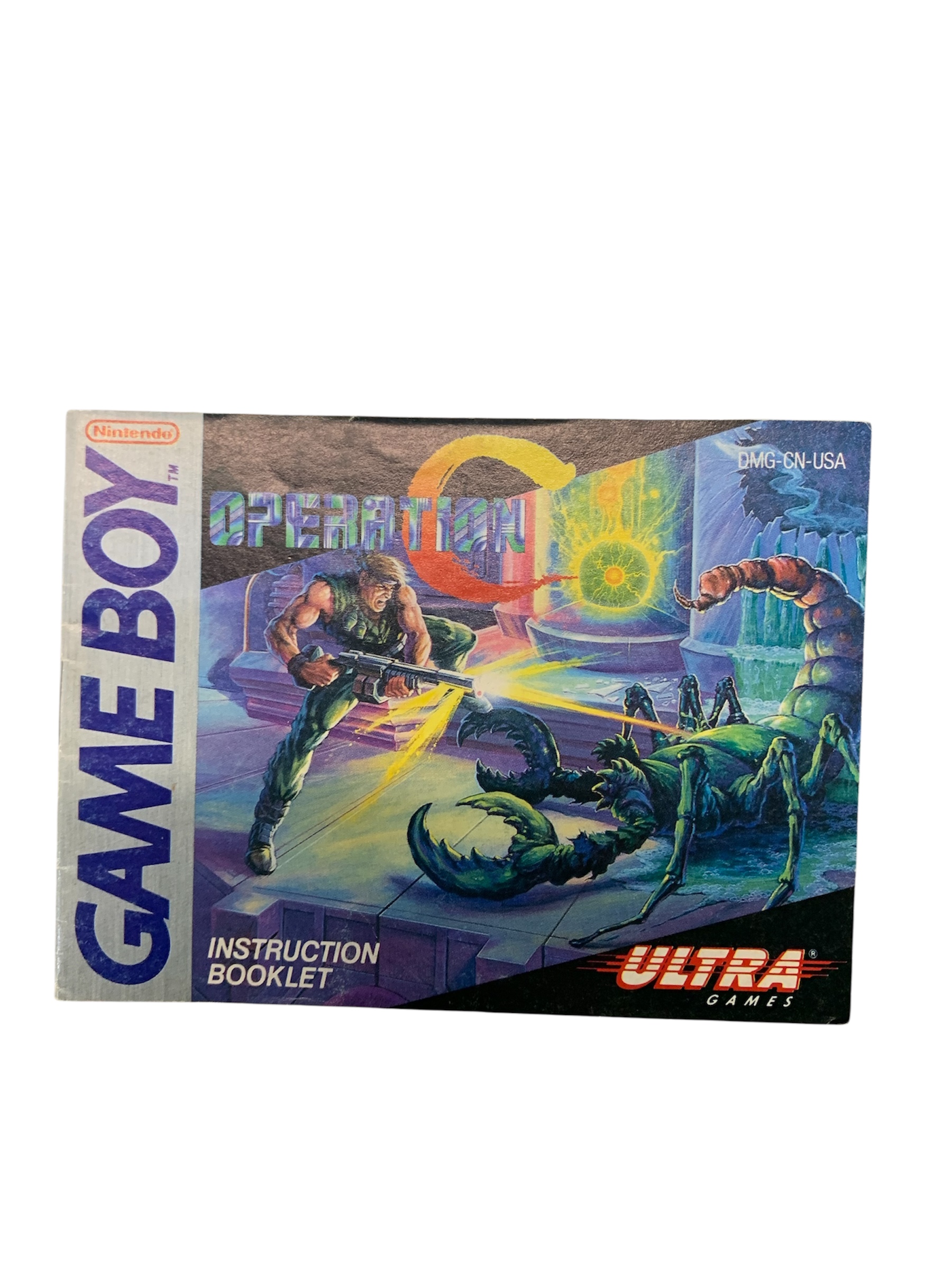 Livret DMG-CN-USA Operation C Game Boy