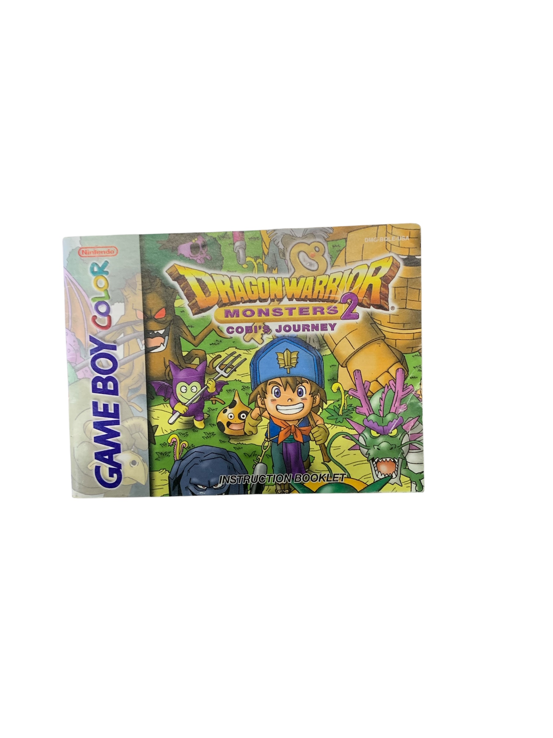 Livret DMG-BQLE-USA Dragon Warrior Monsters 2 Cobi's Journey Game Boy Color