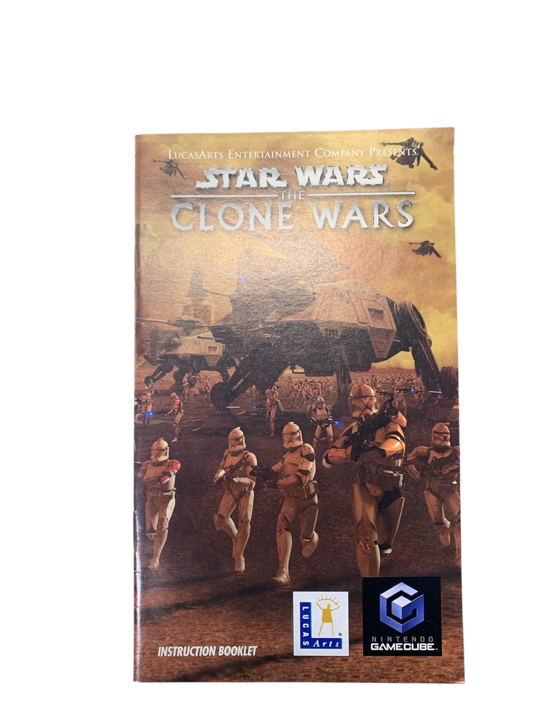 Livret Star Wars The Clone Wars GameCube