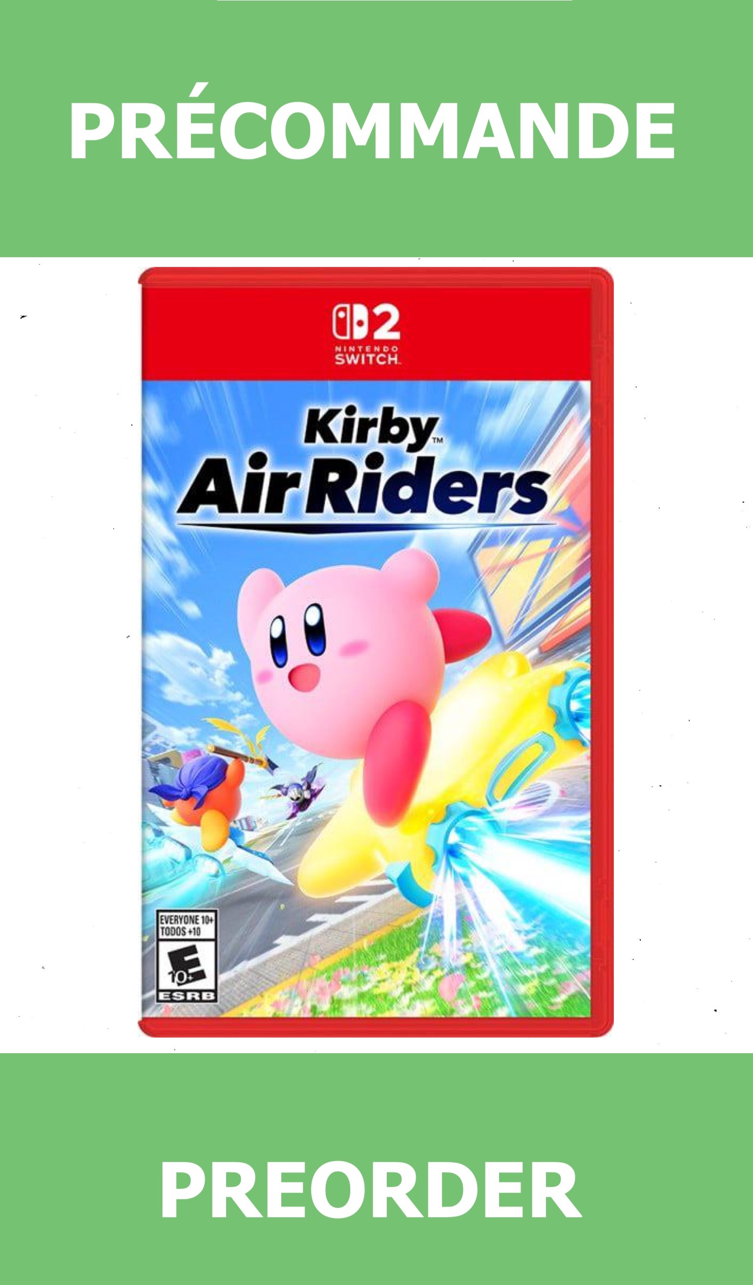 *Précommande* Kirby Air Riders/Switch2 20/11/2025 99.99$