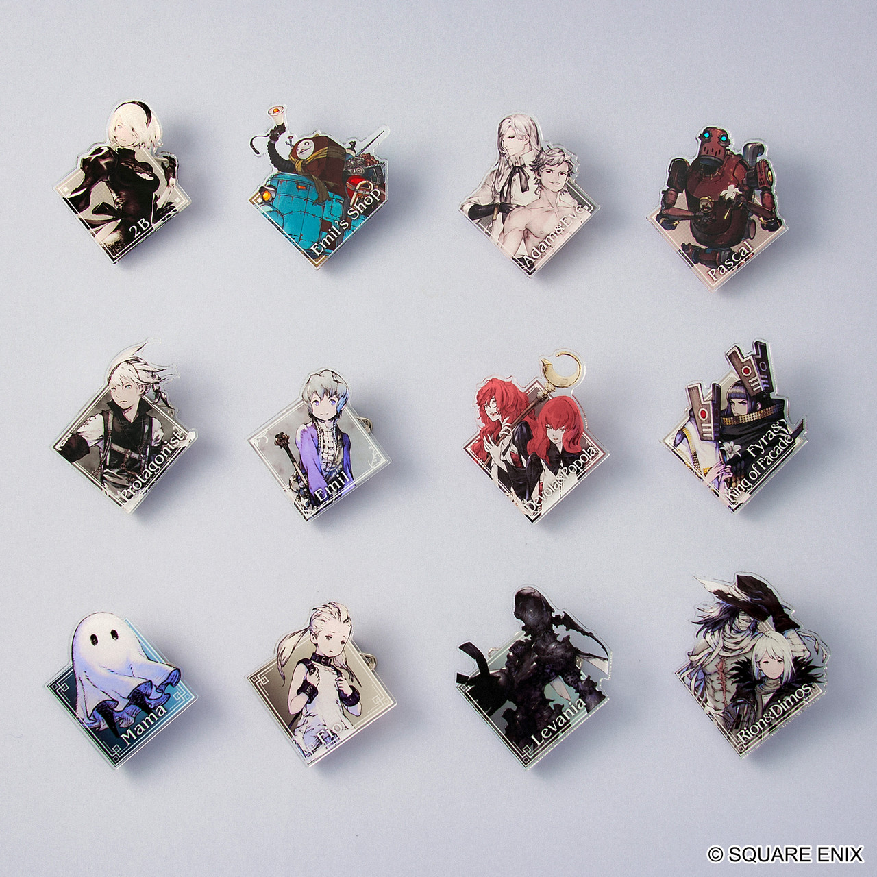 Epinglette (Pin) En Acrylique Nier Automata Vol.1 Par Square Enix -  Un Item Au Hasard