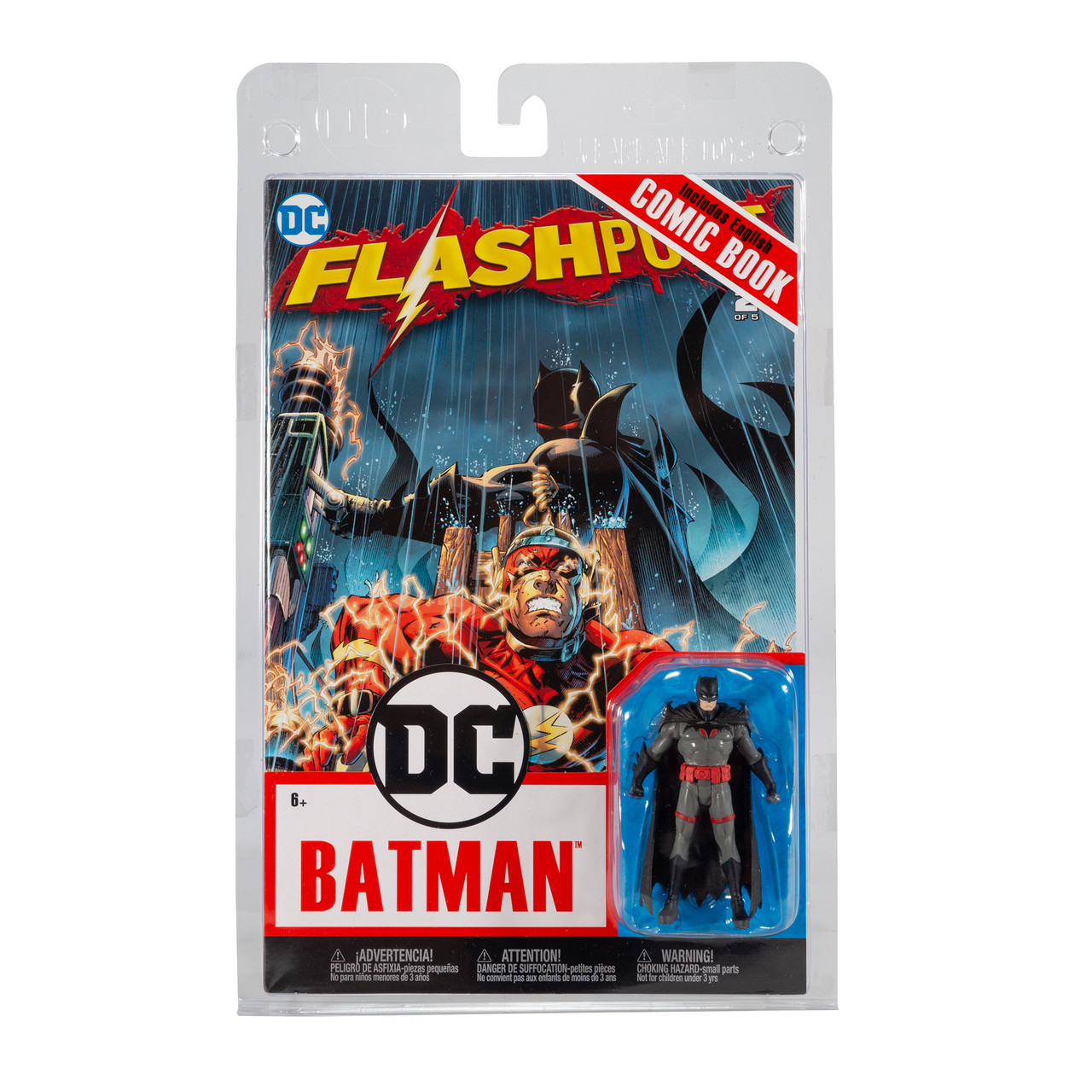 Ensemble Bande-Dessinée (Anglais) Et Figurine DC Par McFarlane - Thomas Wayne Batman 7.6 CM