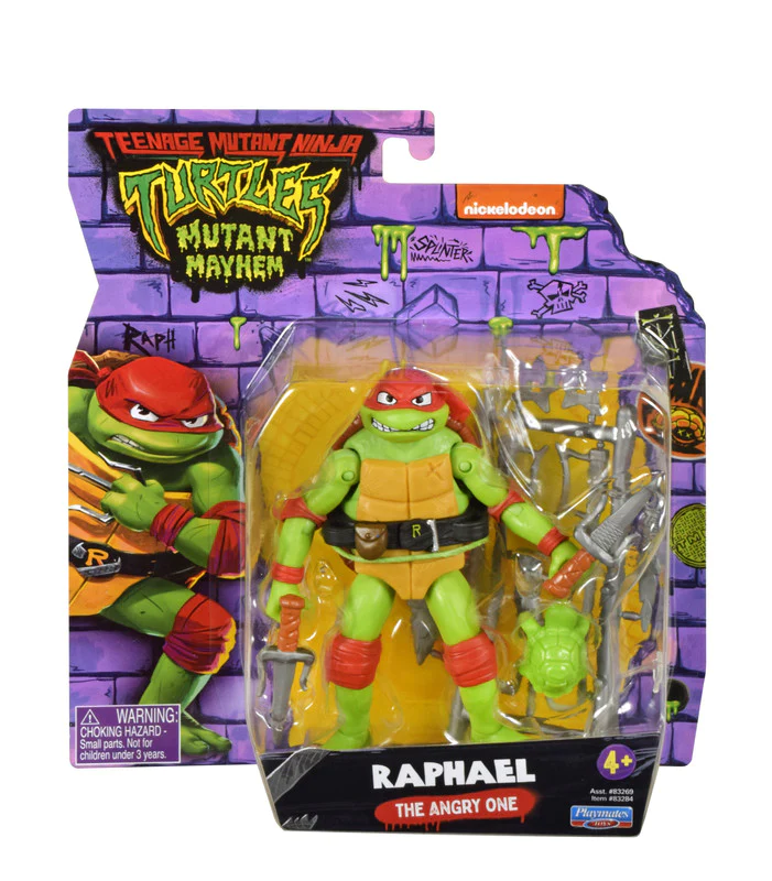 Figurine Teenage Mutant Ninja Turles Mutant Mayhem Par Playmates - Raphael 11.4 CM