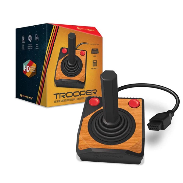Manette Premium Trooper Pour Atari 2600 Par Hyperkin
