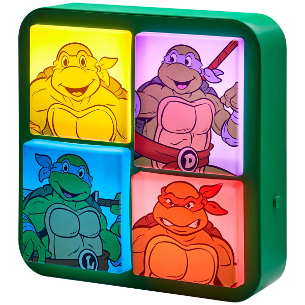 Lampe Boite 3D Teenage Mutant Ninja Turtles Par Rubberroad