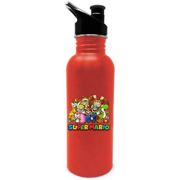 Bouteille (Gourde) Super Mario Bros. Par Pyramid America - Rouge (25 oz)