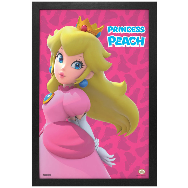 Affiche Encadrée Super Mario Bros. - Princesse Peach