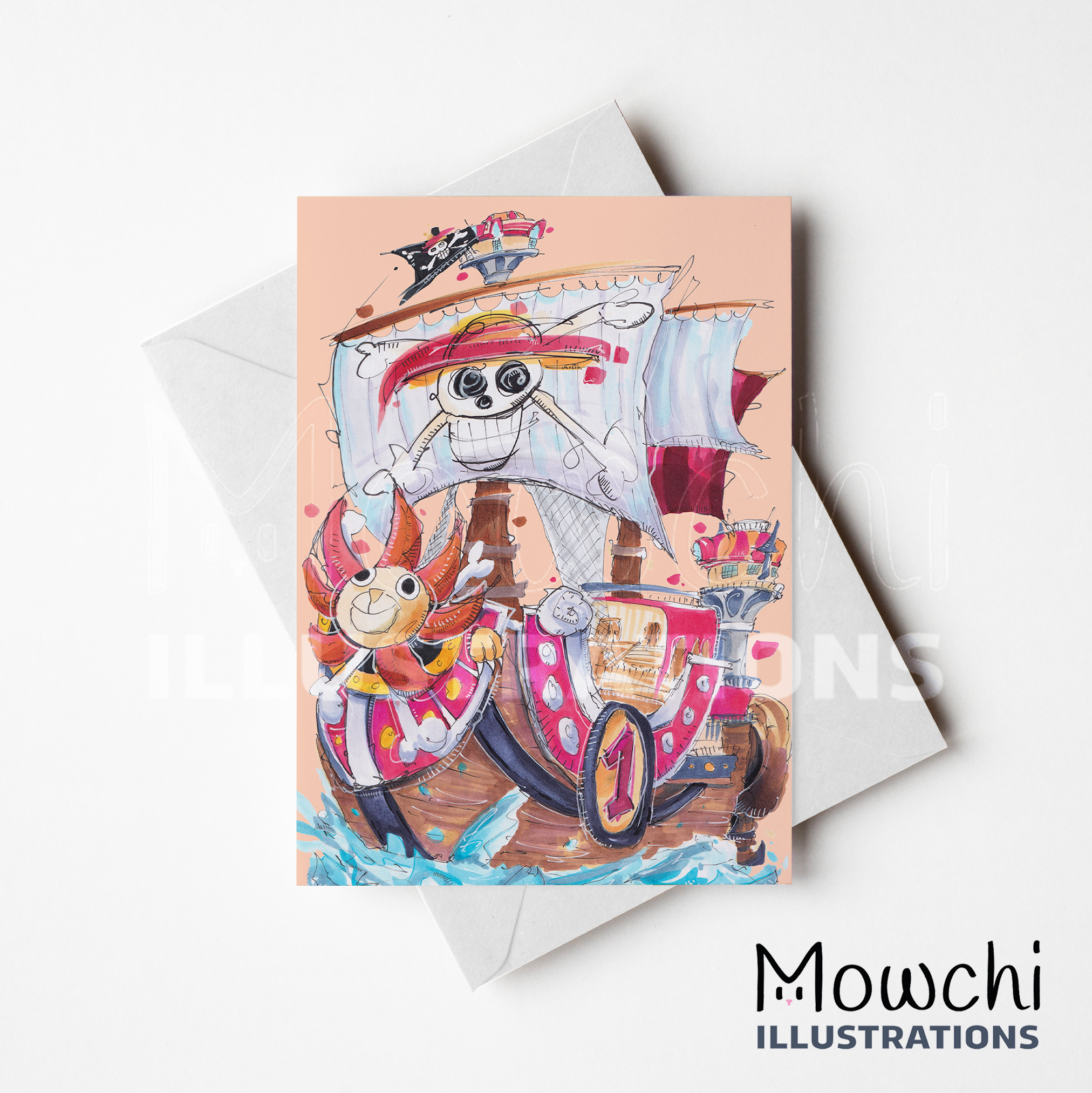 Carte de Souhait Non Lettrée Par Mowchi - Sunny