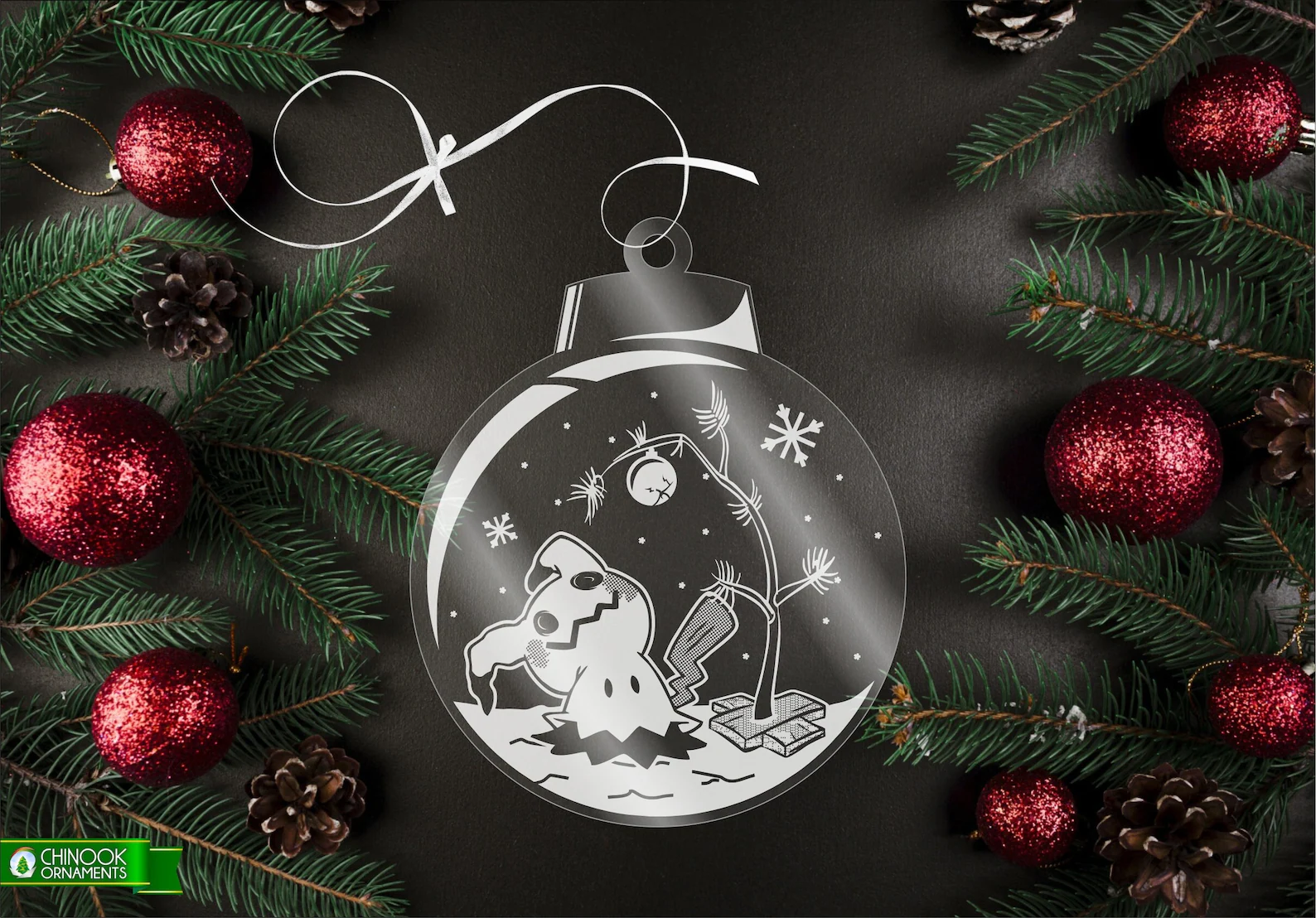 Ornement de Noël Par Chinook Crafts - Pokemon Mimikyu