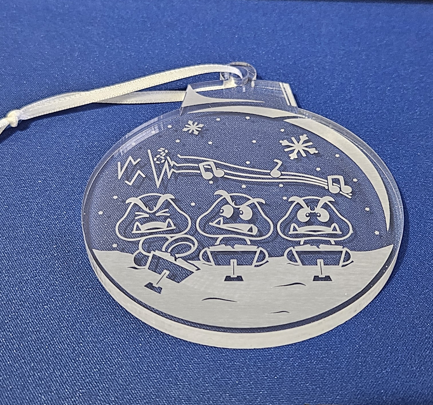 Ornement de Noël Par Chinook Crafts - Super Mario Goomba