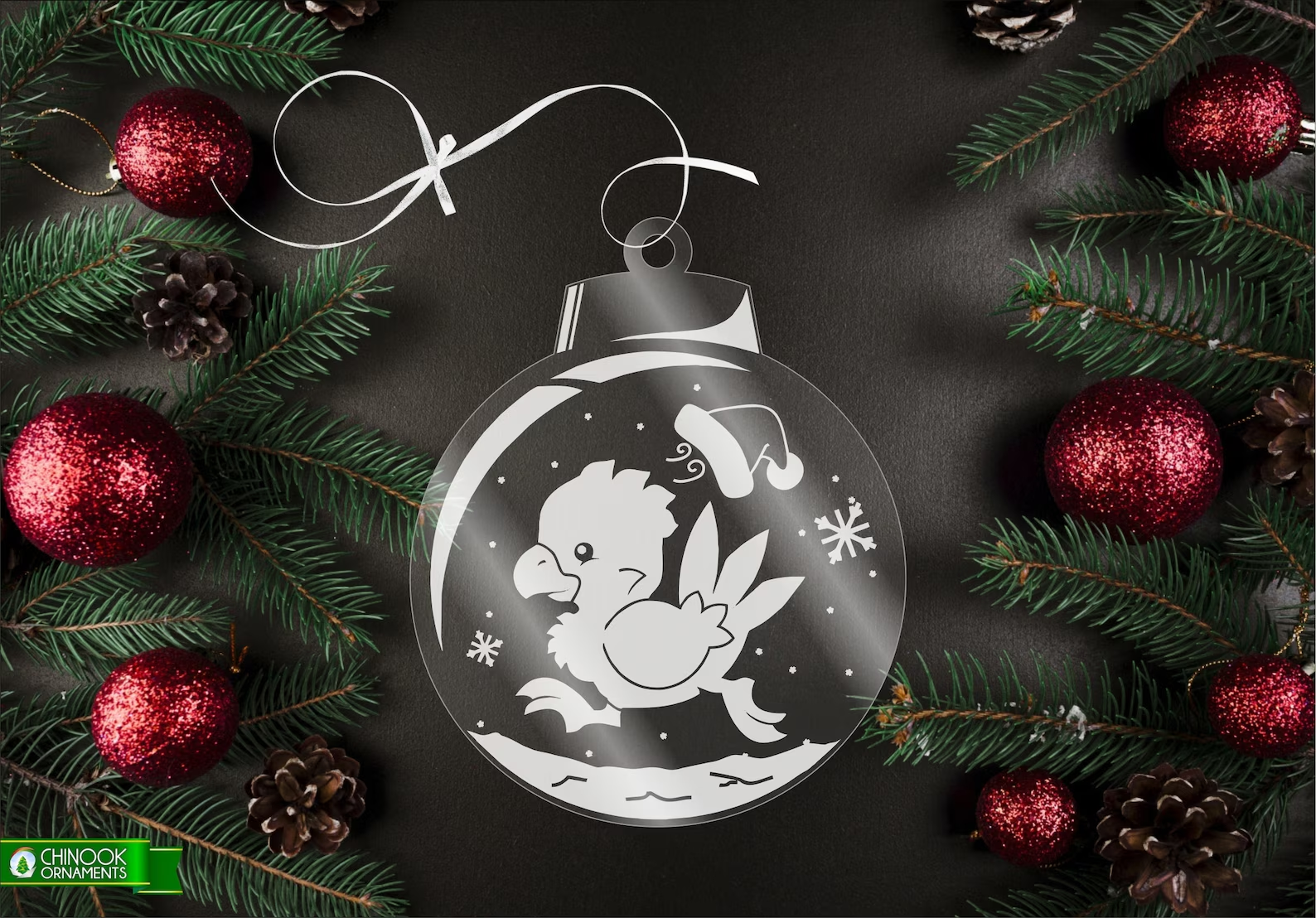 Ornement de Noël Par Chinook Crafts - Final Fantasy Chocobo