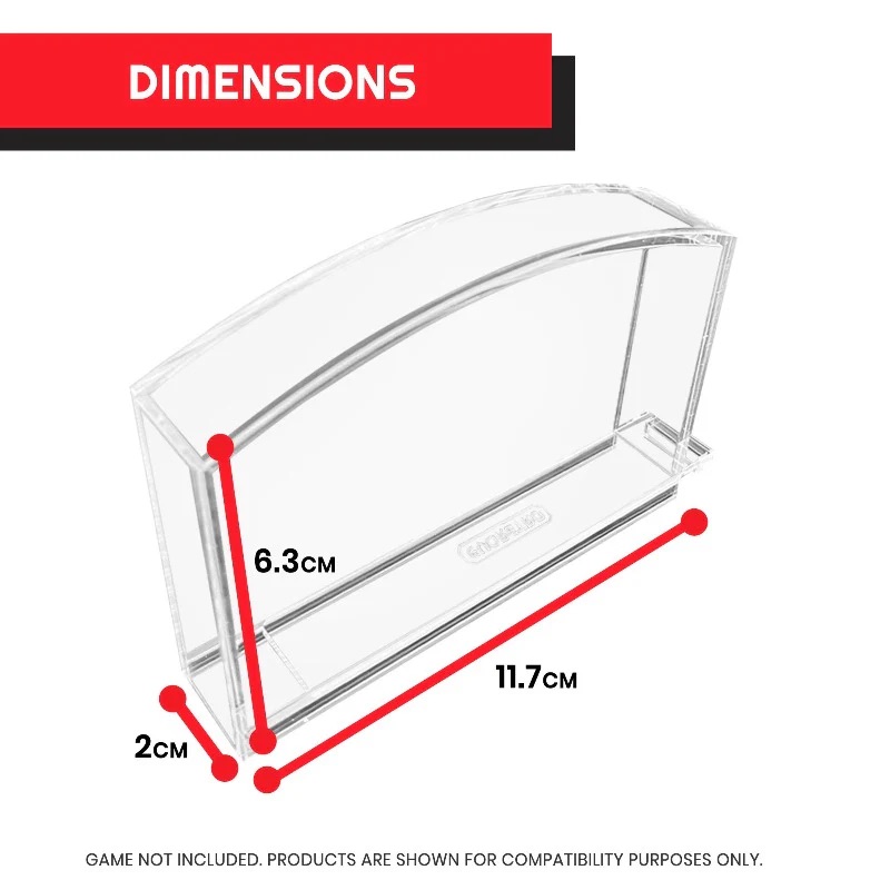 Boîtier En Acrylique Pour Cartouche N64 Par EvoRetro - Paquet De 2