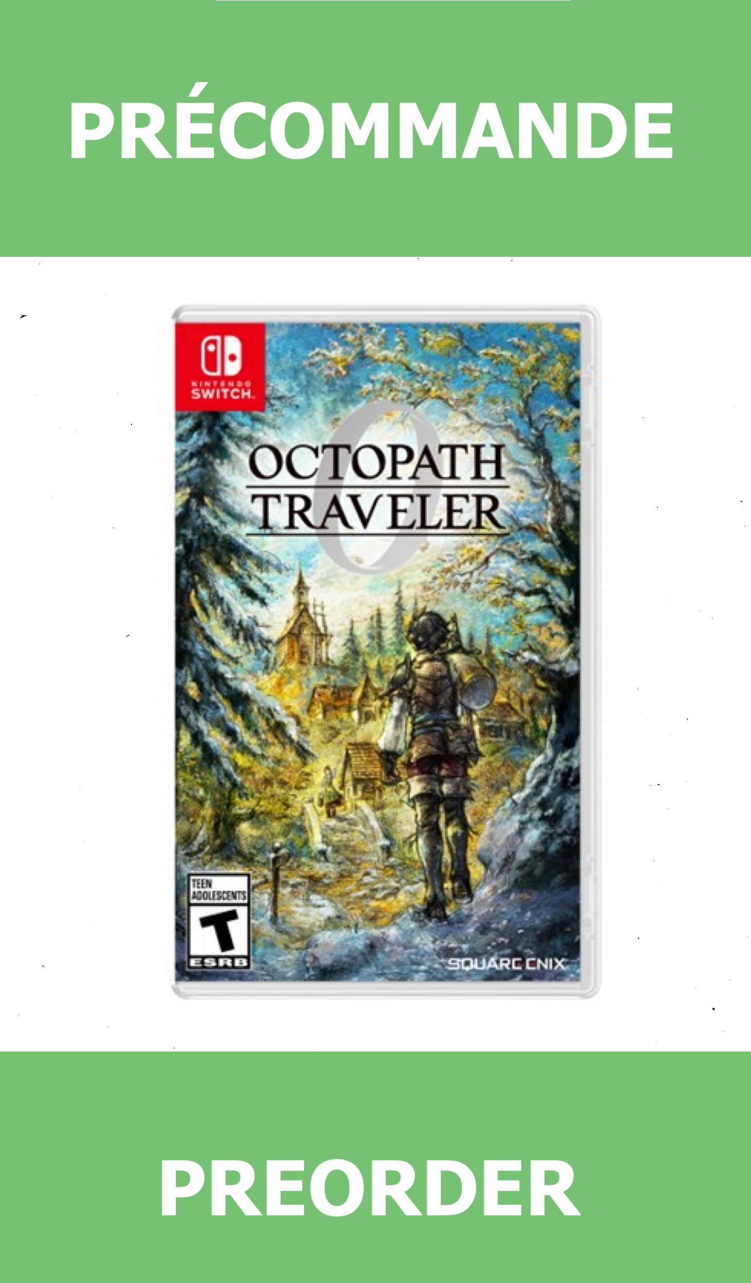 *Précommande* Octopath Traveler 0/Switch 12/04/2026 64.99$