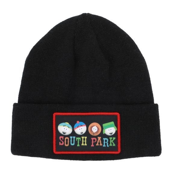 Tuque Noire Avec Broderie South Park Par Bioworld - Cartman Kenny, Stan Et Kyle