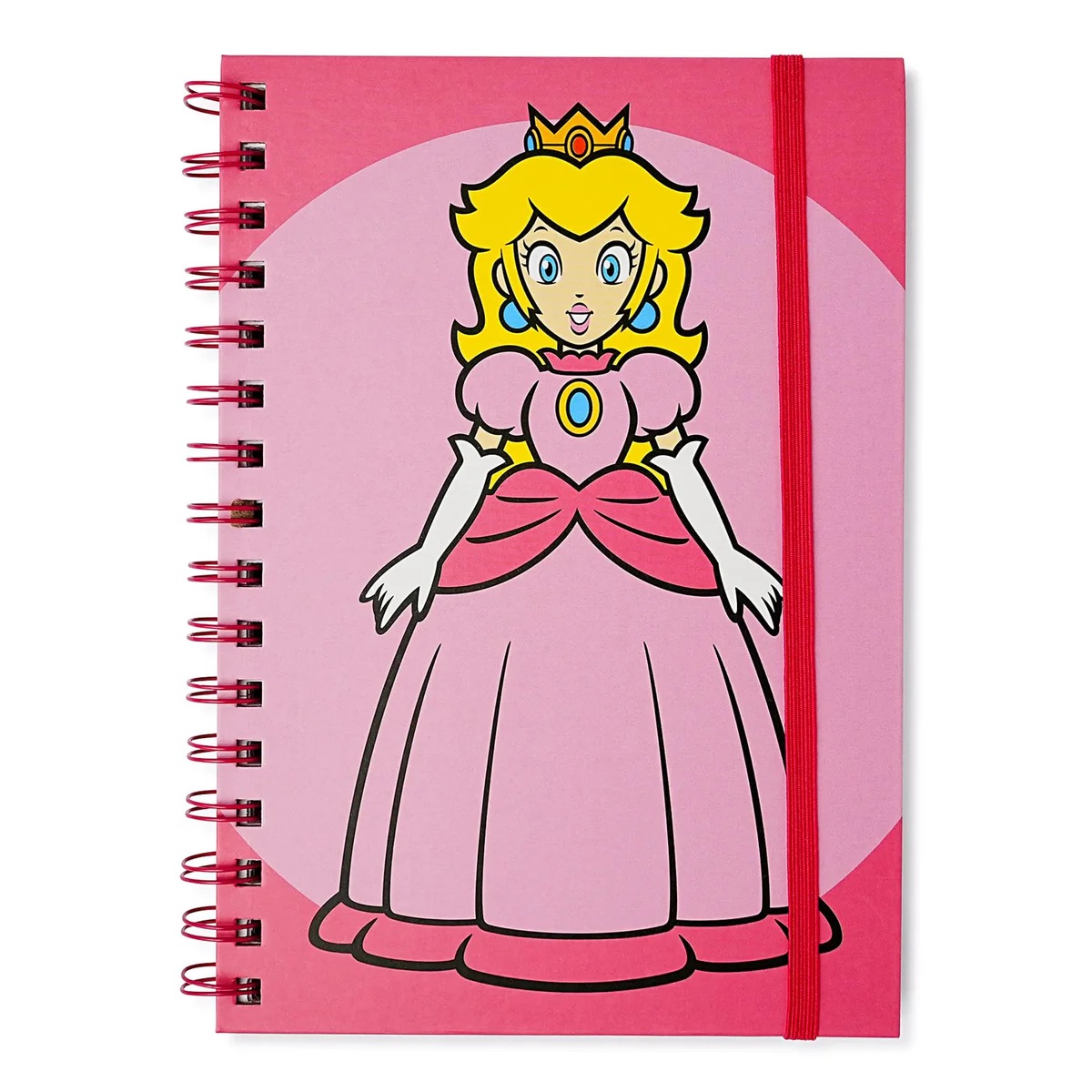 Carnet De Note Spirale Nintendo Par Pyramid America - Peach (Rose)