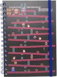 Carnet De Note Spirale Nintendo Par Pyramid America - Donkey Kong Arcade