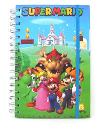Carnet De Note Spirale Nintendo Par Pyramid America - Groupe de Personnages Super Mario