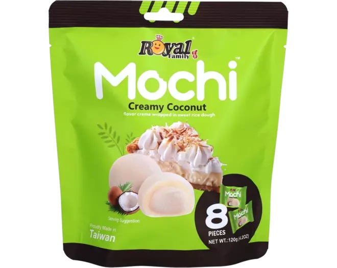 Friandise Mochi Par Royal Family - Noix de Coco Crémeuse
