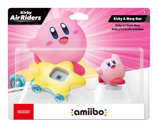 Figurine Amiibo Kirby Air RIders - Kirby & Warpstar