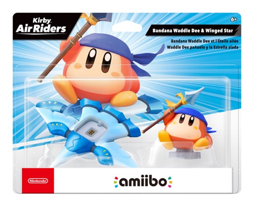 Figurine Amiibo Kirby Air RIders - Waddle Dee & Winged Star