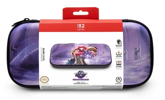 Étui De Transport Mince Pour Nintendo Switch 2 Metroid Prime Beyond Par Power A 