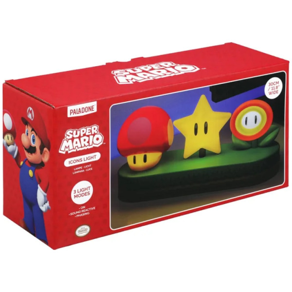 Lampe/Lumière Nintendo Par Paladone - Icônes Super Mario 12 Pouces