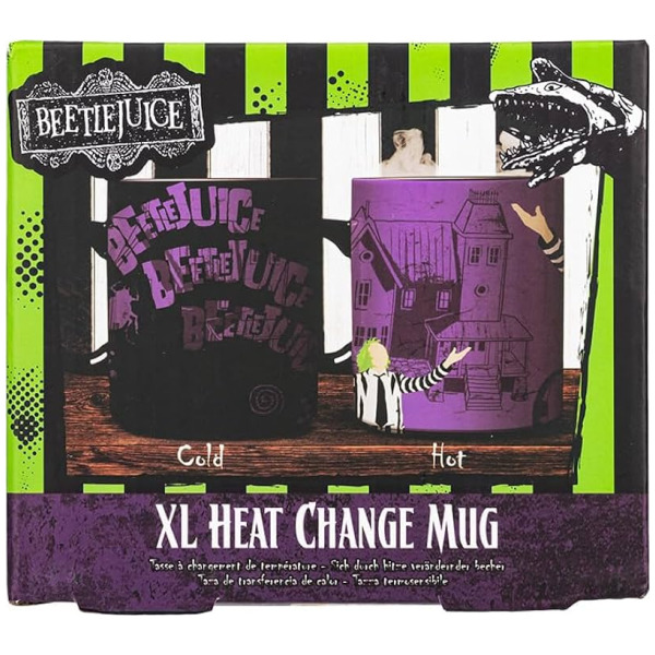 Tasse Thermo-Réactive Beetlejuice Par Paladone - Beetlejuice XL (18 Oz)	