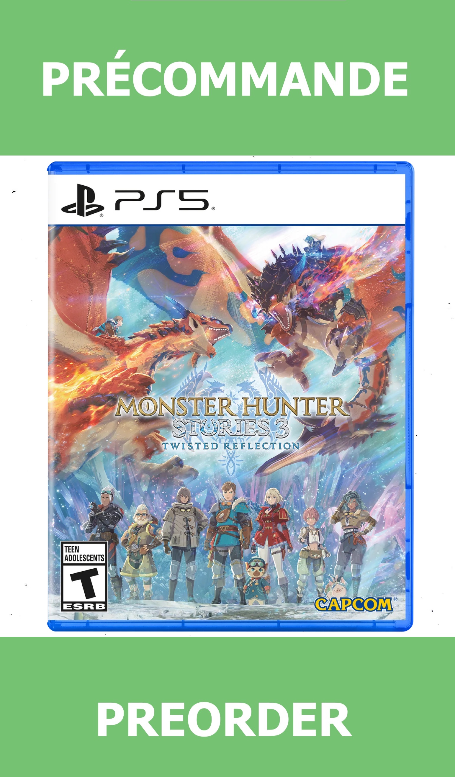 *Précommande* Monster Hunter Stories 3: Twisted Reflection/PS5 13/03/2026 89.99$
