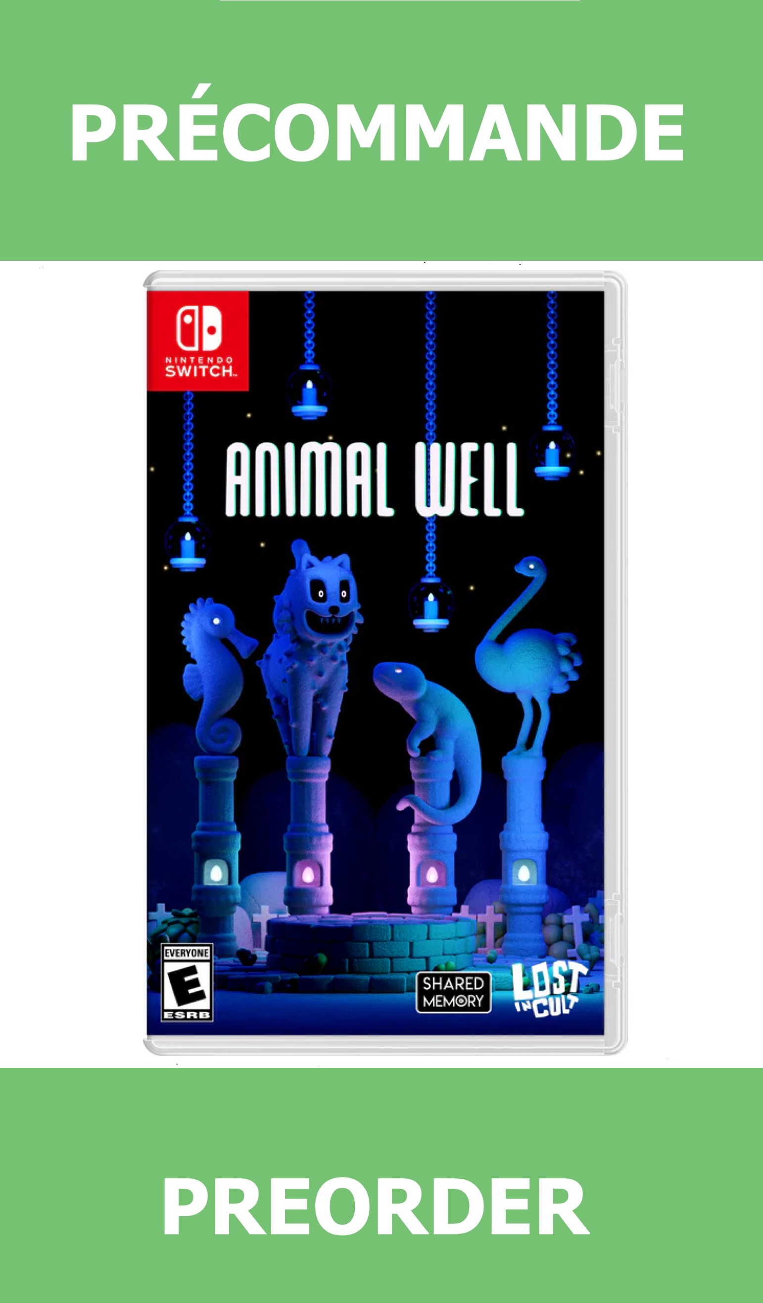 *Précommande* Animal Well/Switch 27/01/2026 49.99$