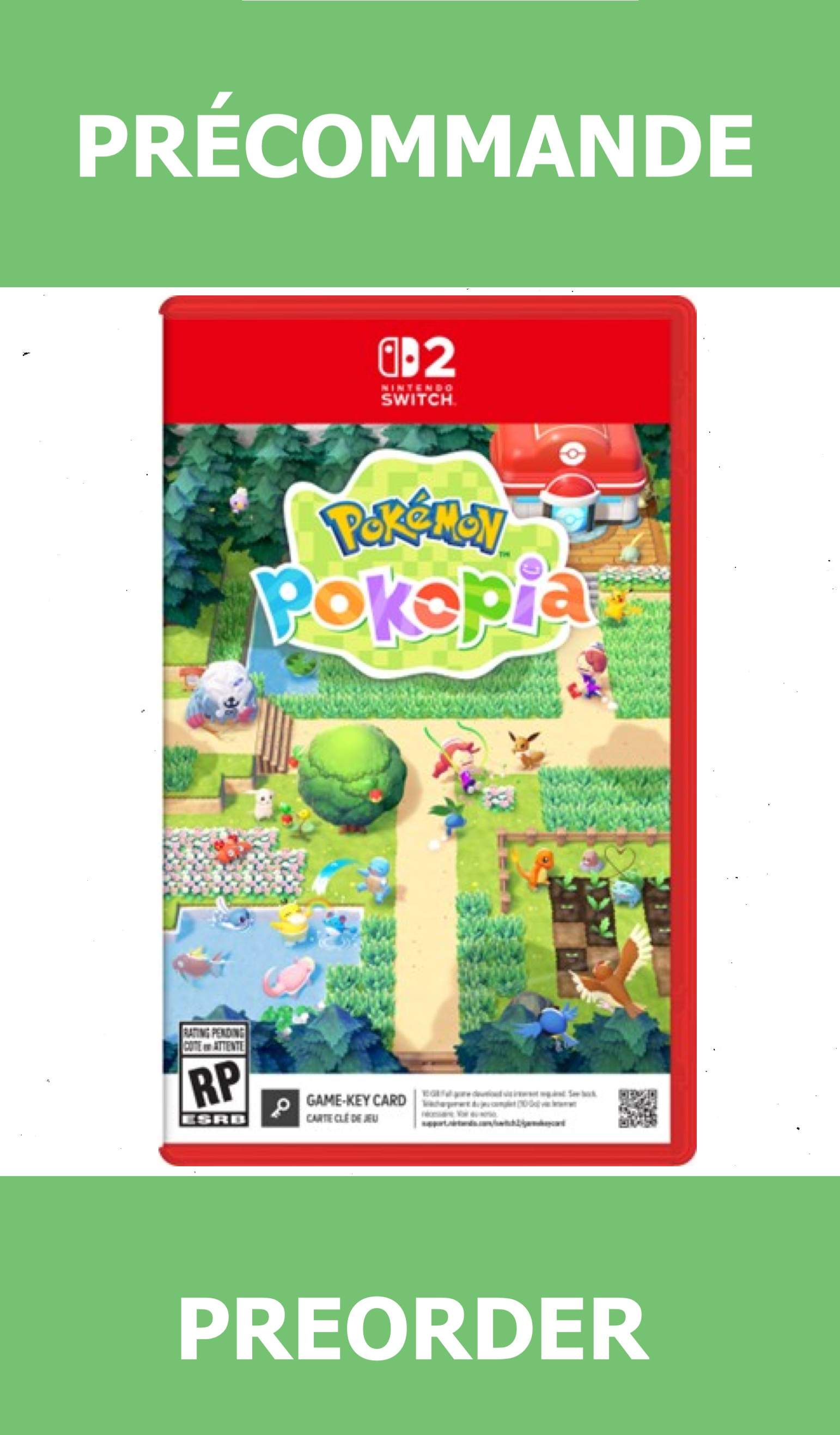 *Précommande* Pokemon Pokopia (Game Key)/Switch2 15/03/2026 99.99$