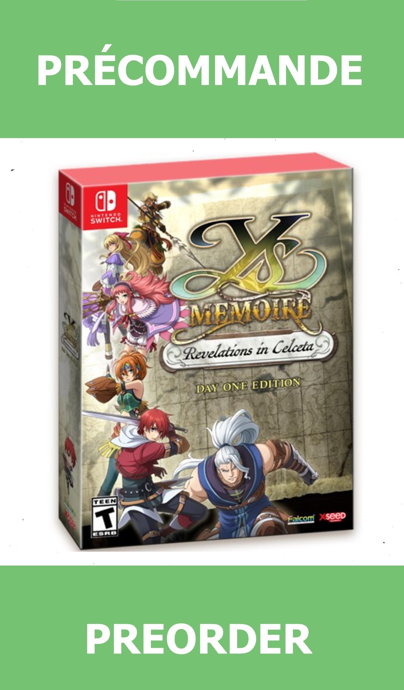 *Précommande* Ys Memoire: Revelations in Celceta Day One Edition/Switch 17/02/2026 84.99$