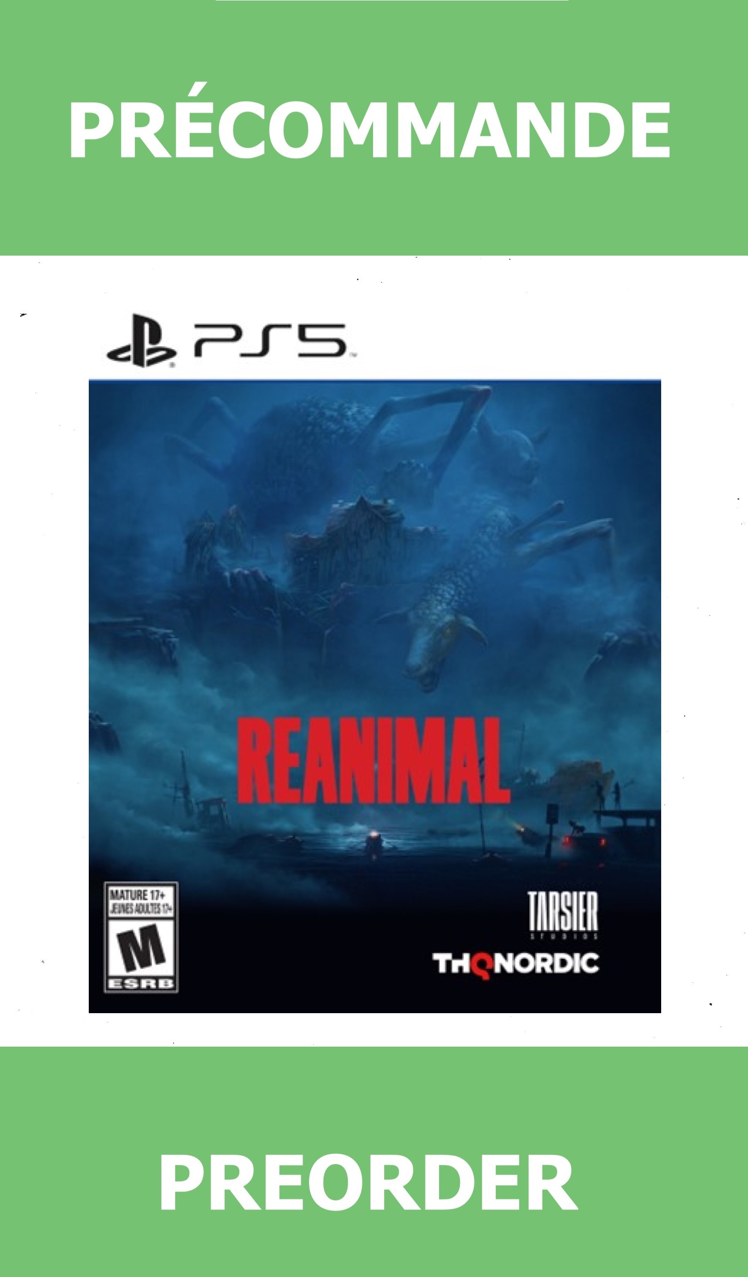 *Précommande* Reanimal/PS5 13/02/2026 59.99$