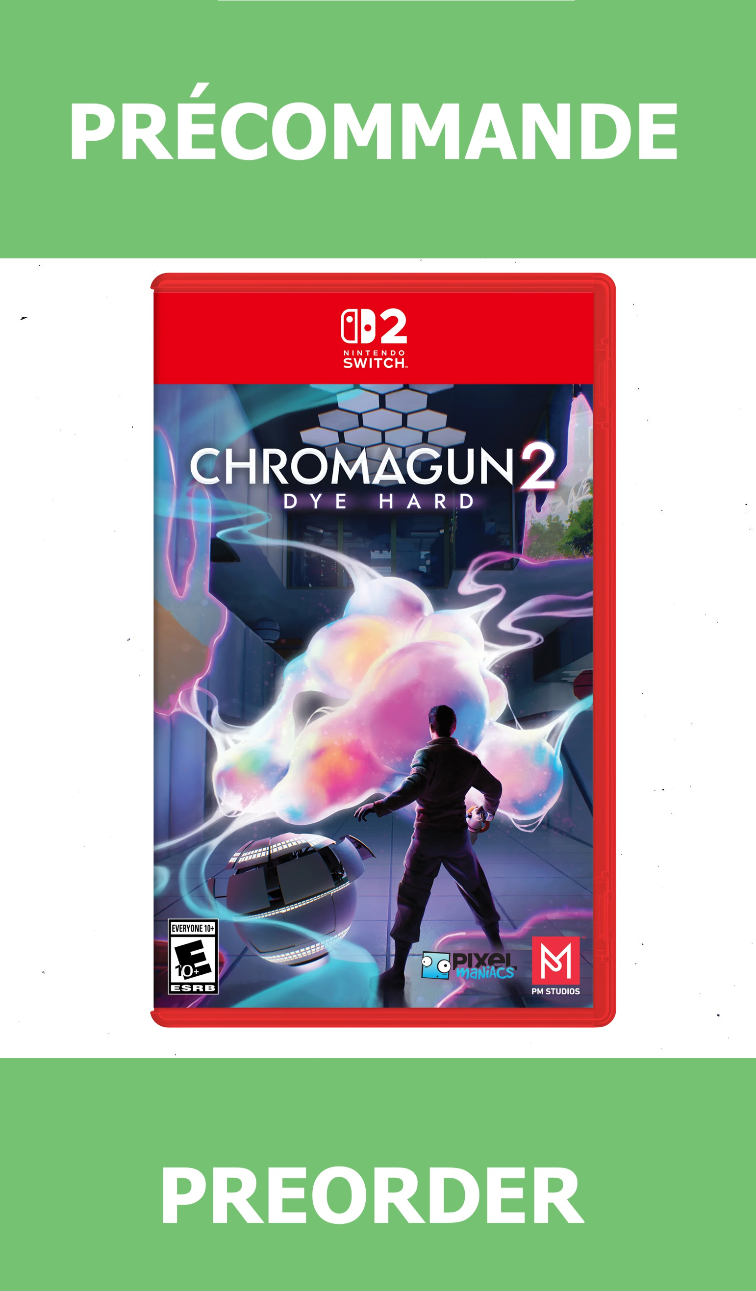 *Précommande* ChromaGun 2 Dye Hard/Switch2 02/12/2026 69.99$