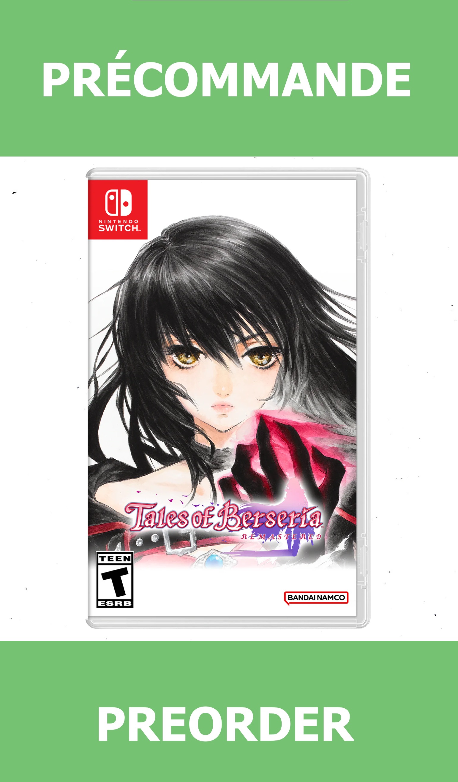 *Précommande* Tales Of Berseria Remastered/Switch 27/02/2026 54.99$