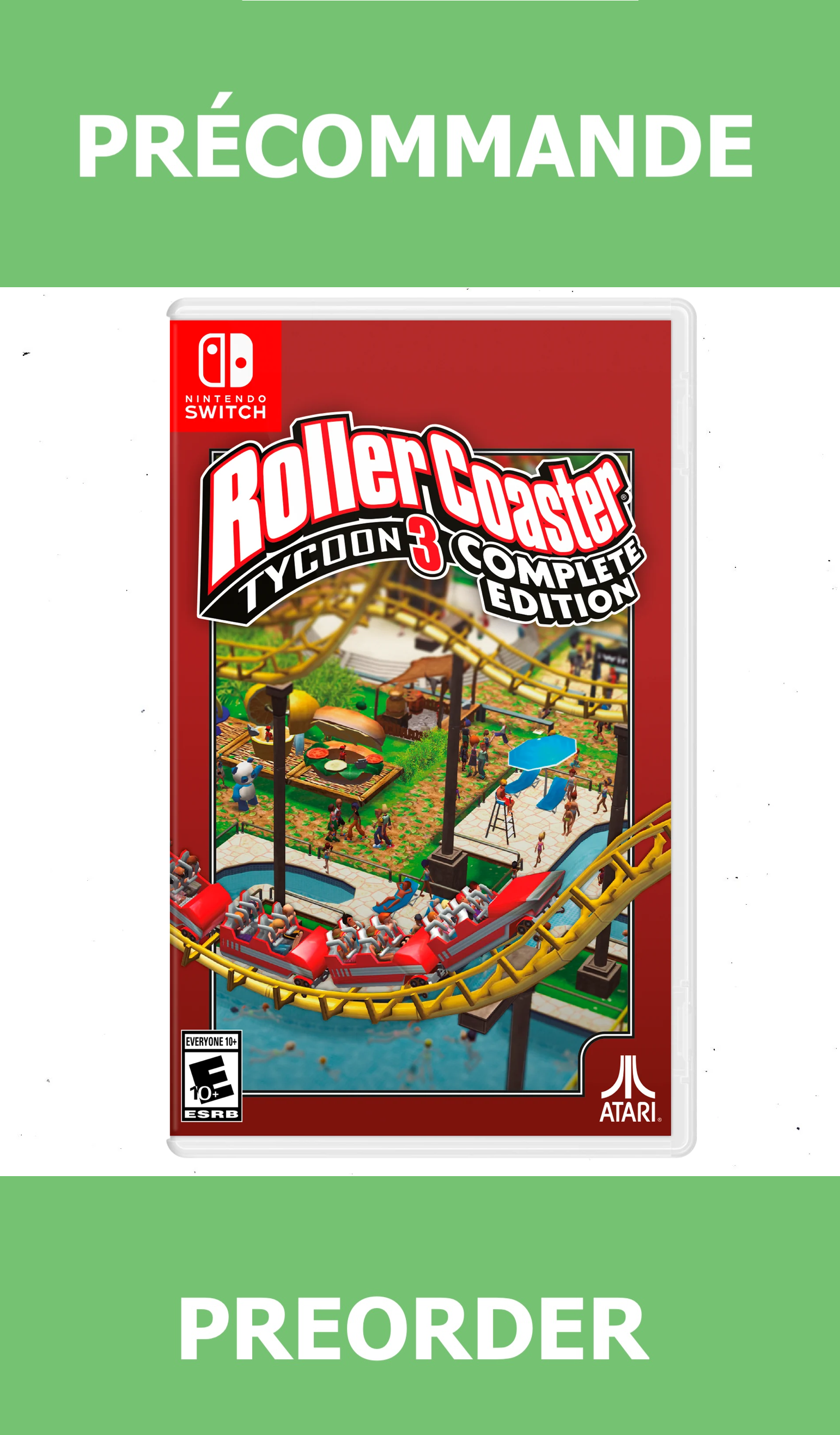 *Précommande* RollerCoaster Tycoon 3 Complete Edition/Switch 06/03/2026 44.99$