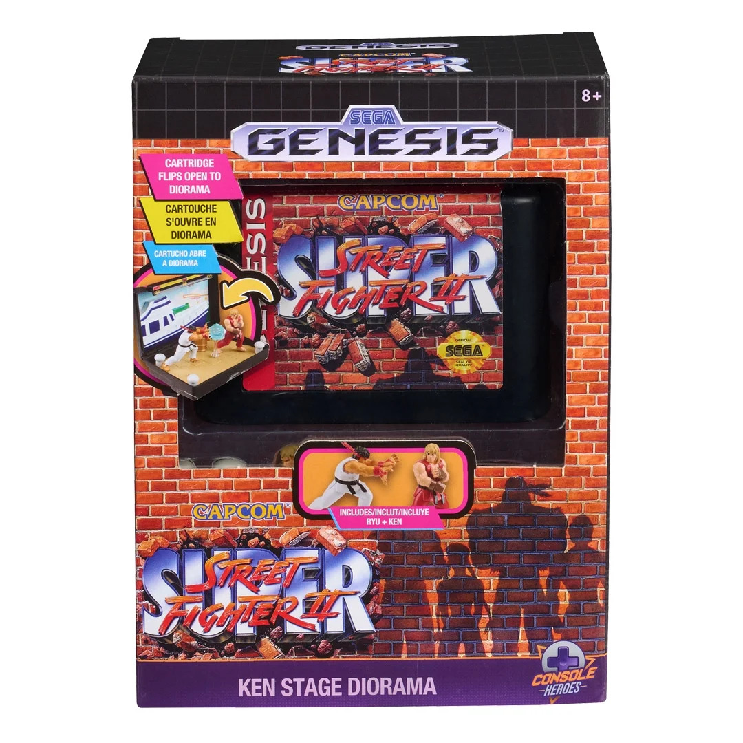 Diorama Console Heroes Super Street Fighter 2 Par Wilder Toys - Ken Stage