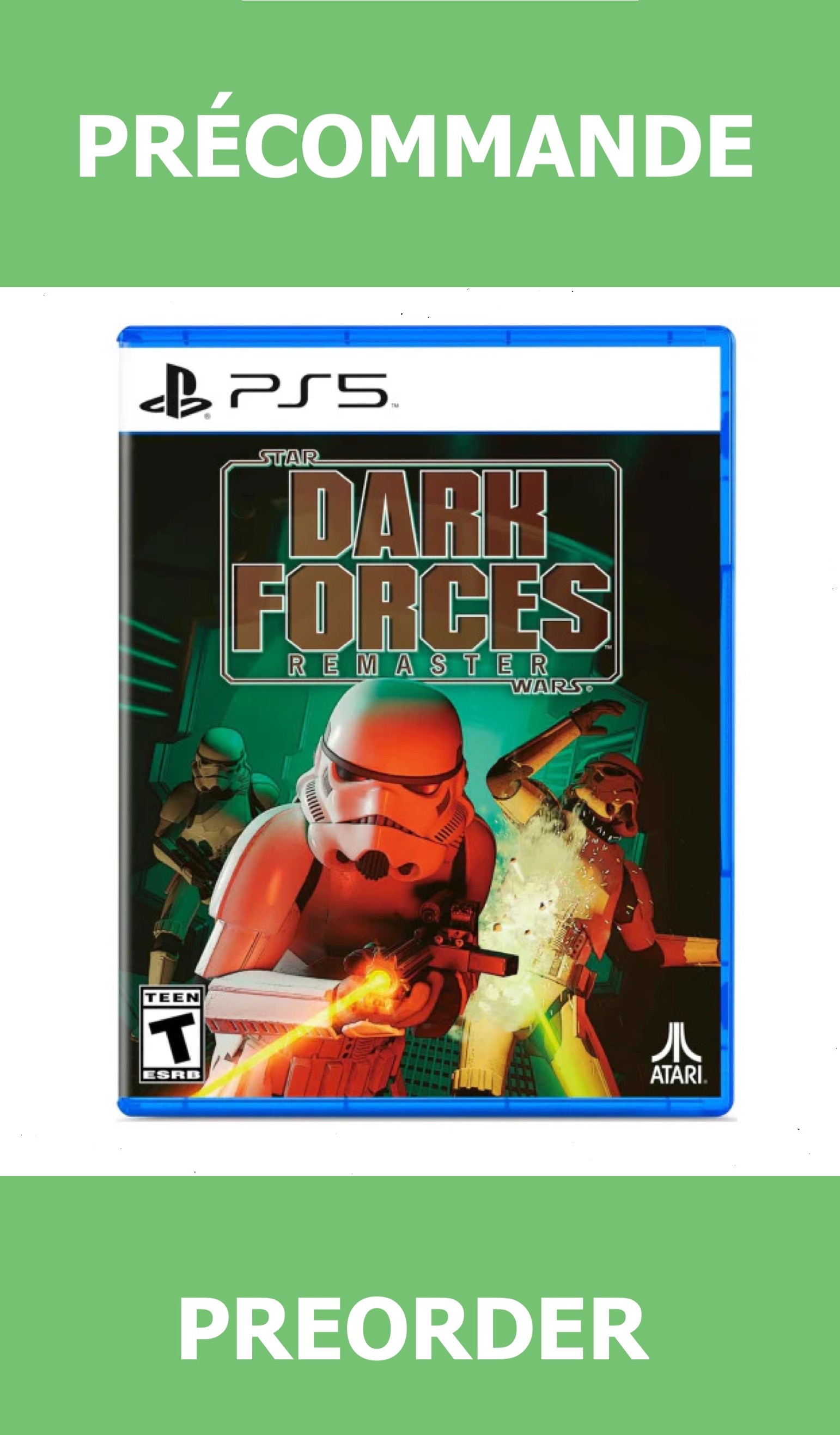 *Précommande* Star Wars Dark Forces Remaster/PS5 13/03/2026 39.99$